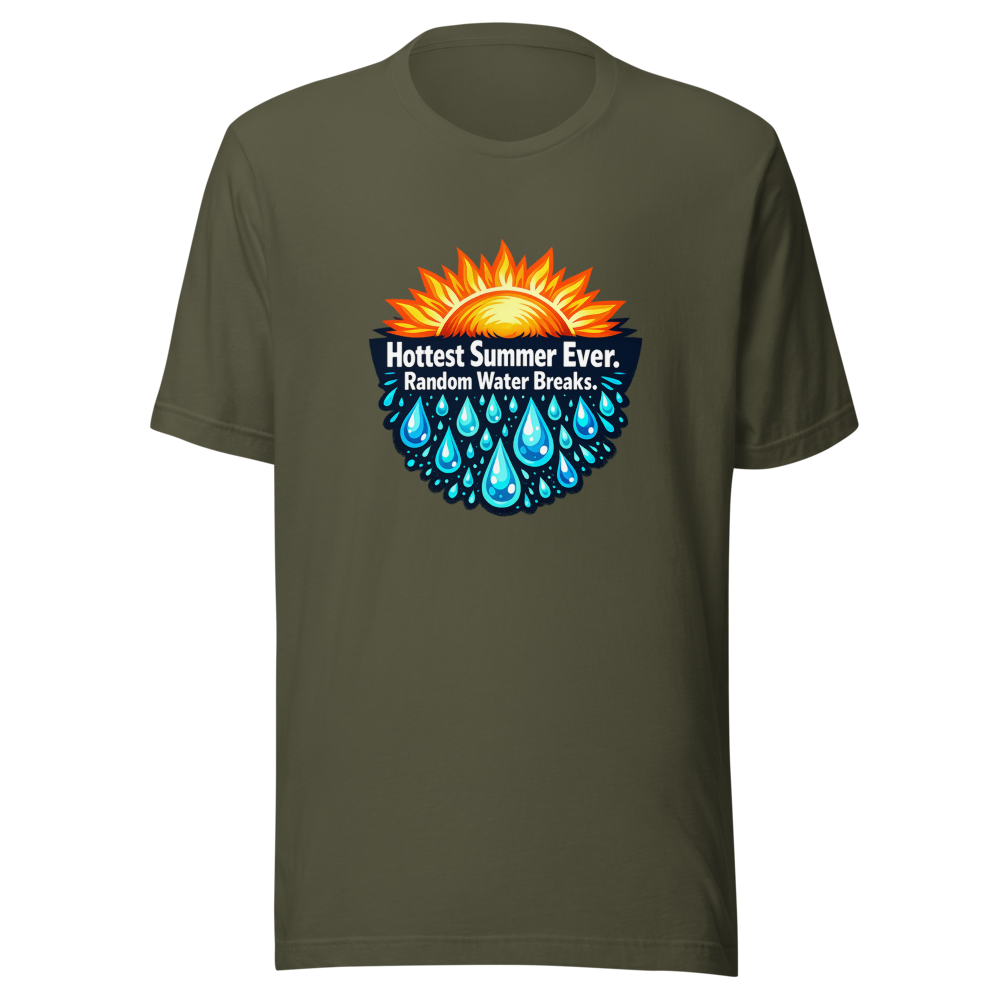 Hottest Summer Vibes & Water Break Tee - Image 10