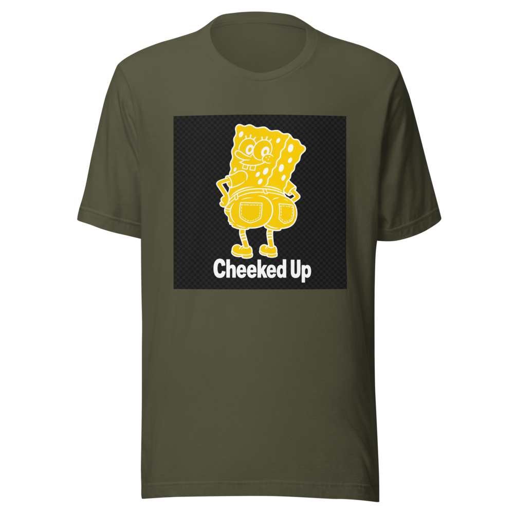 SpongeBob Cheeked Up Meme T-Shirt - Image 10