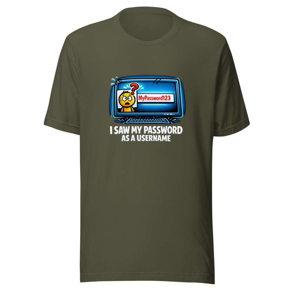 Password Username Funny T-Shirt - Image 10