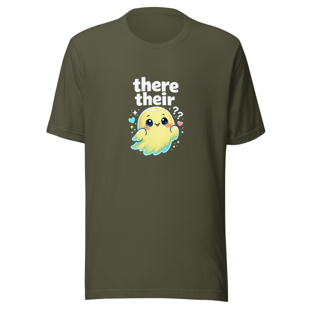 There Their Pronoun Humor Tee - Image 10