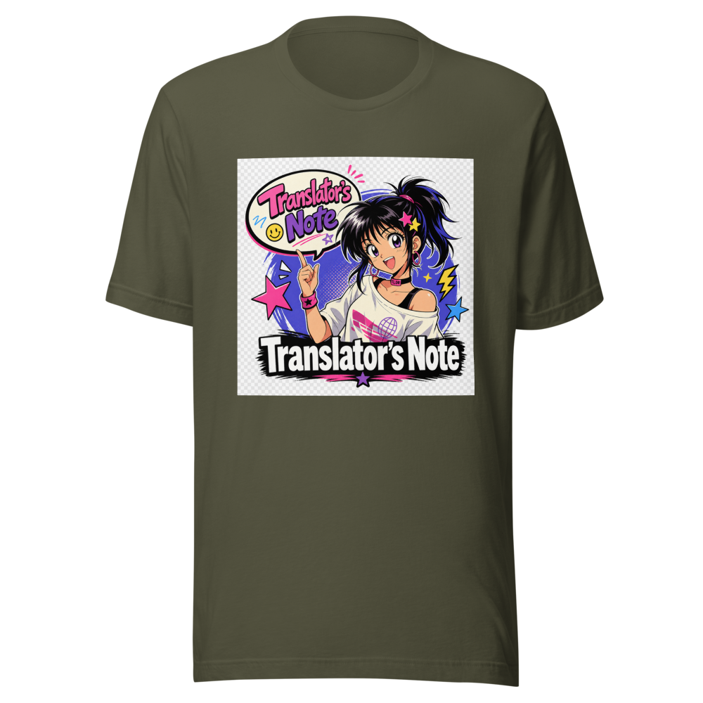 Retro Anime Translator's Note Tee - Image 10