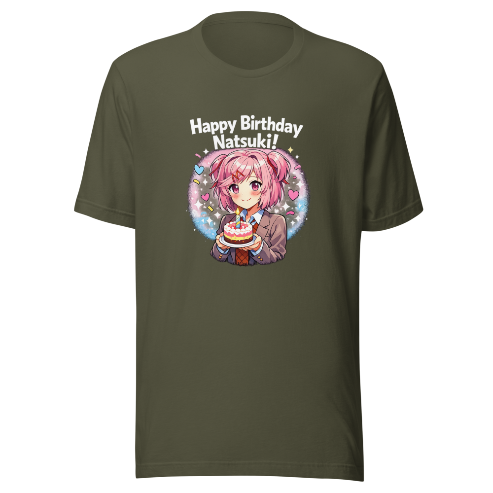 Happy Birthday Natsuki DDLC T-Shirt - Image 10