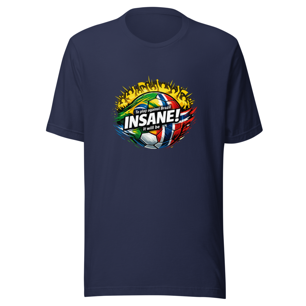 Haaland's Brazil Match "Insane" Soccer Tee - Image 4