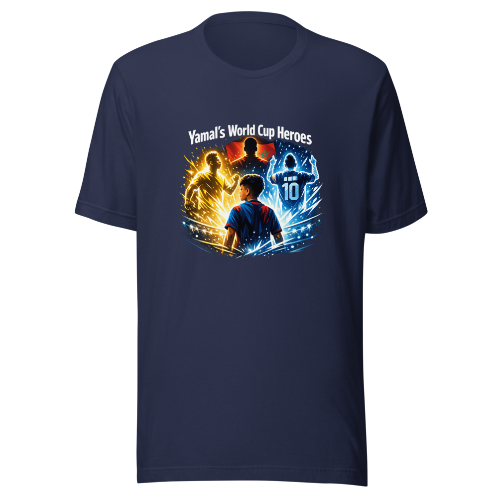 Lamine Yamal's World Cup Heroes Tee - Image 4