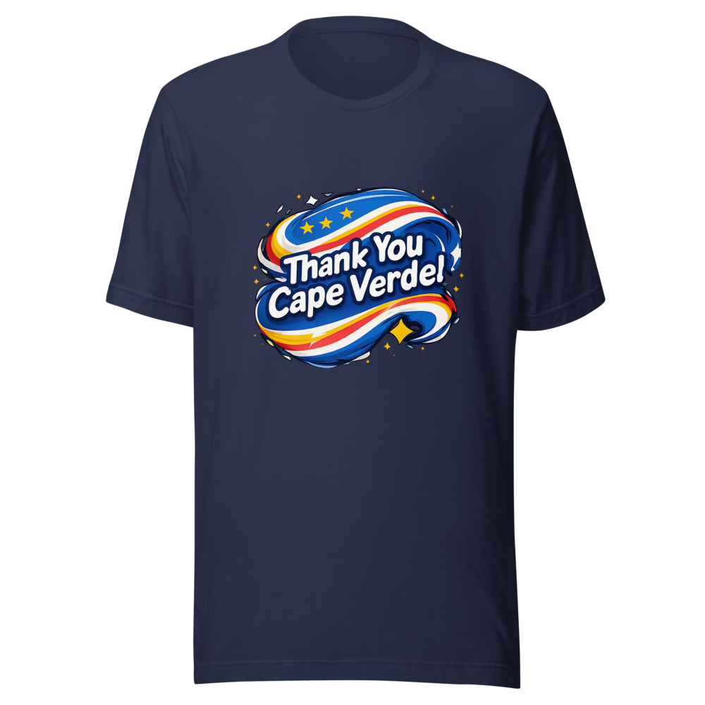 Cape Verde Vibes Thank You Tee - Image 4