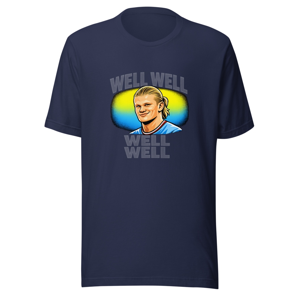 Well Well Well Haaland Meme T-Shirt - Image 4