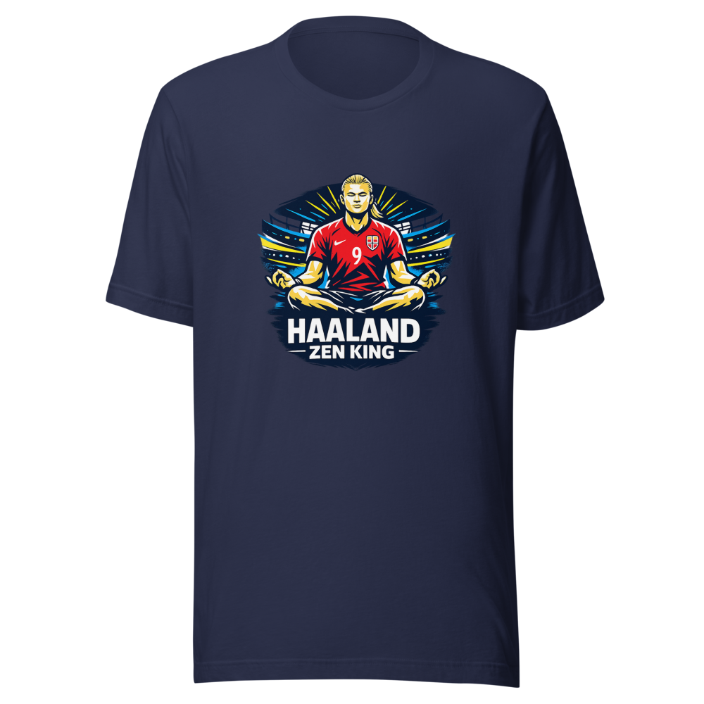 Haaland Man of the Match Norway Zen King T-Shirt - Image 4