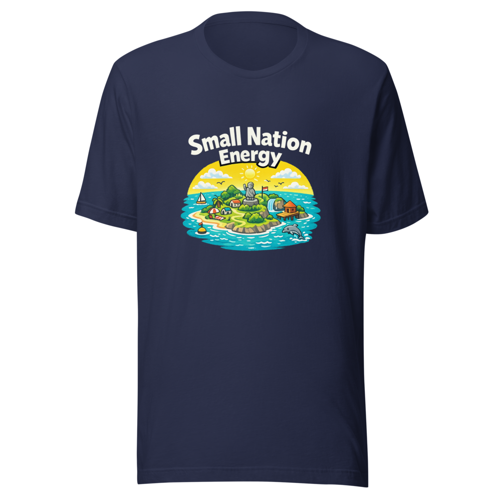 Small Nation Energy Tee - Funny Viral Quote Shirt - Image 4