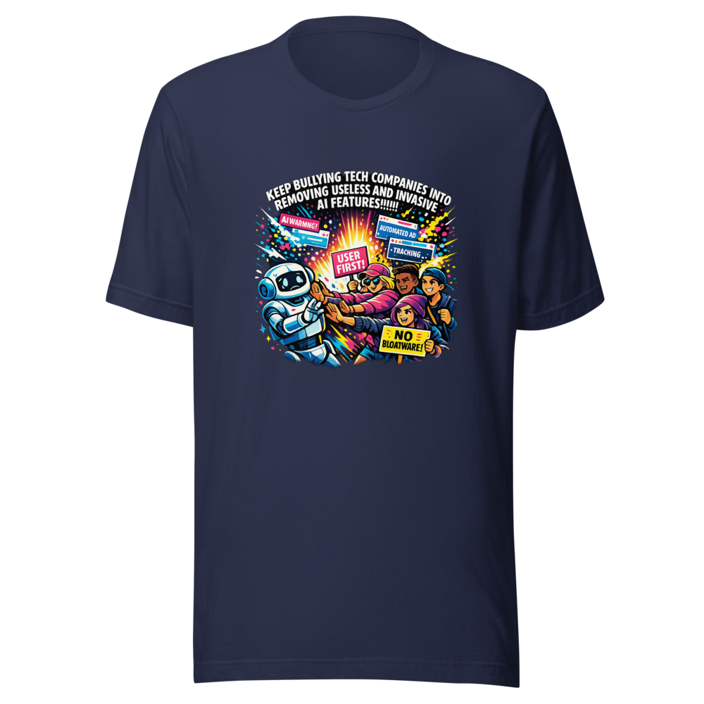 Rally Against Useless AI Features Tee - Image 4