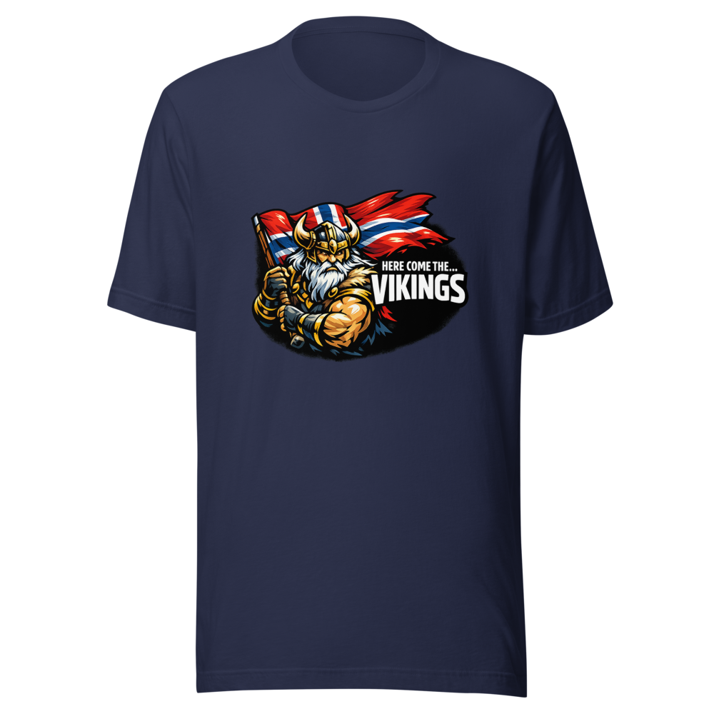 Viking Power Norwegian Flag T-Shirt - Image 4