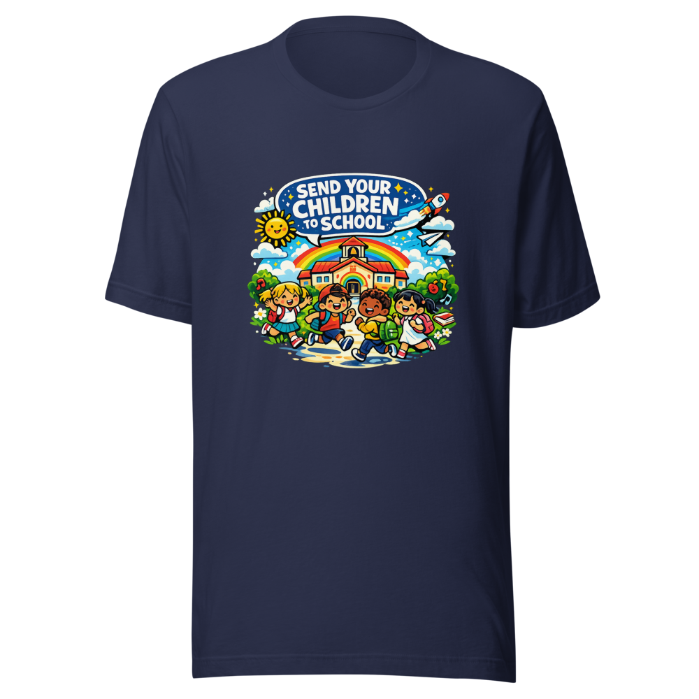 Send Your Kids to School Tee - Homeschool Humor - Image 4