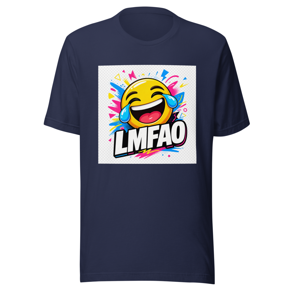 Tofuriin Laughing Out Loud Meme T-Shirt - Image 4