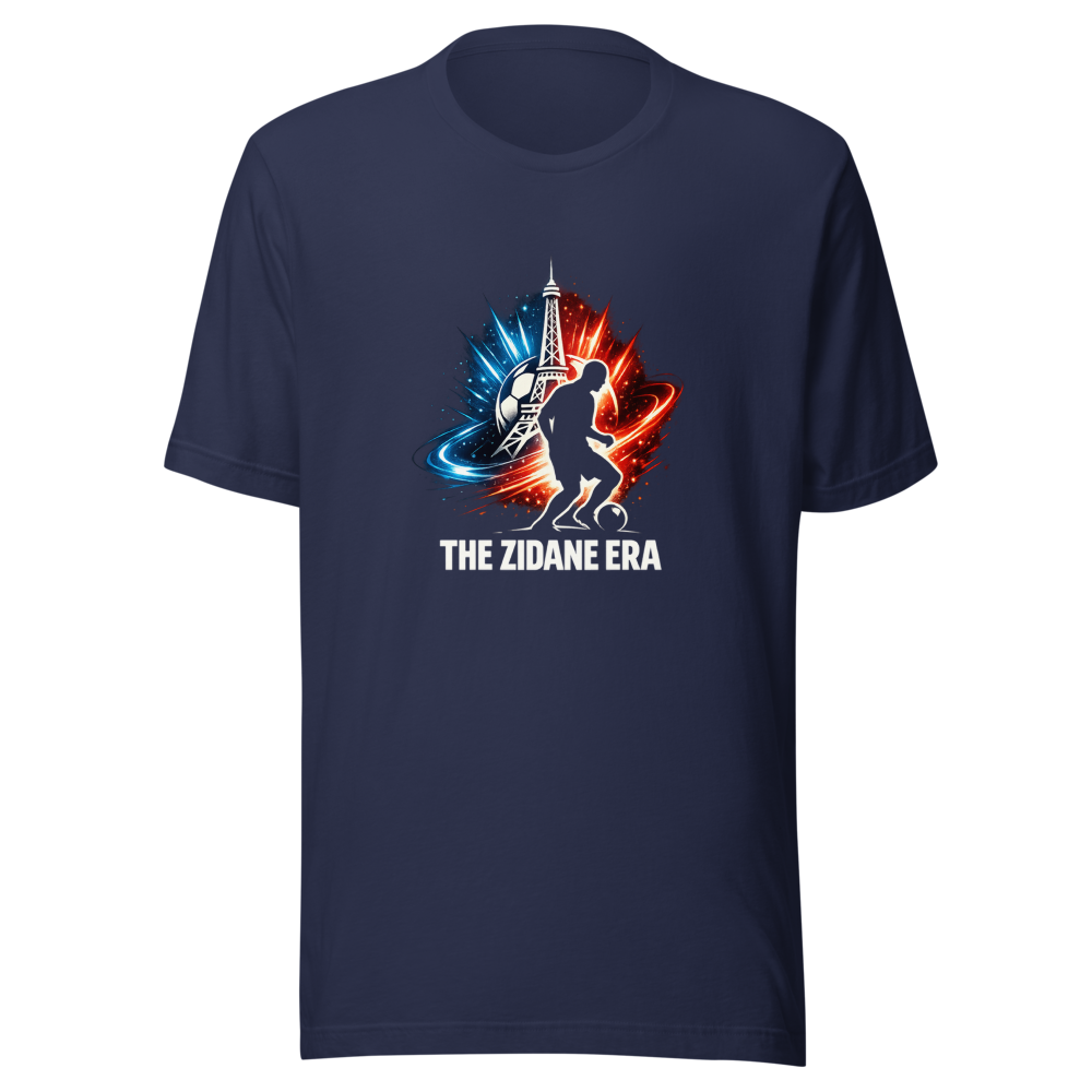 Zidane Era Begins France Football T-Shirt - Image 4