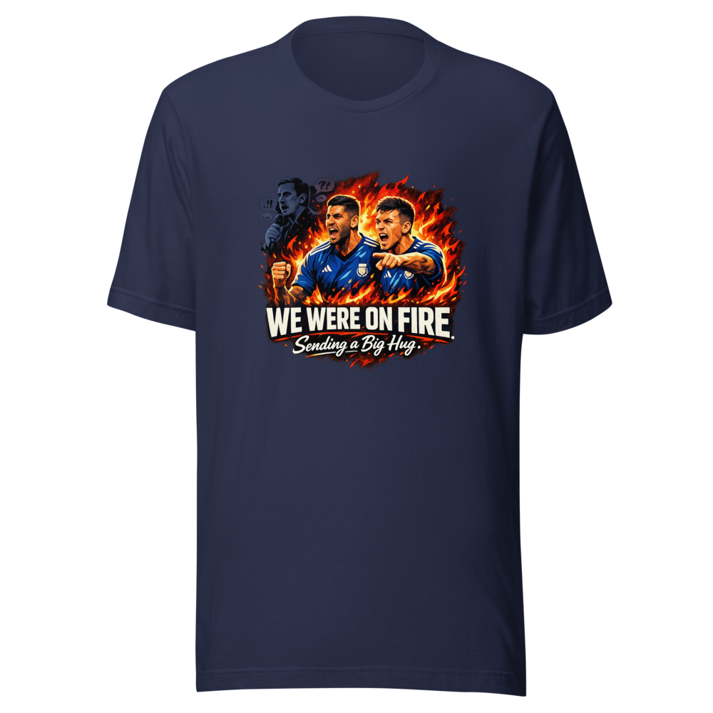 Romero's Fiery Reply to Gary Neville Tee - Image 4