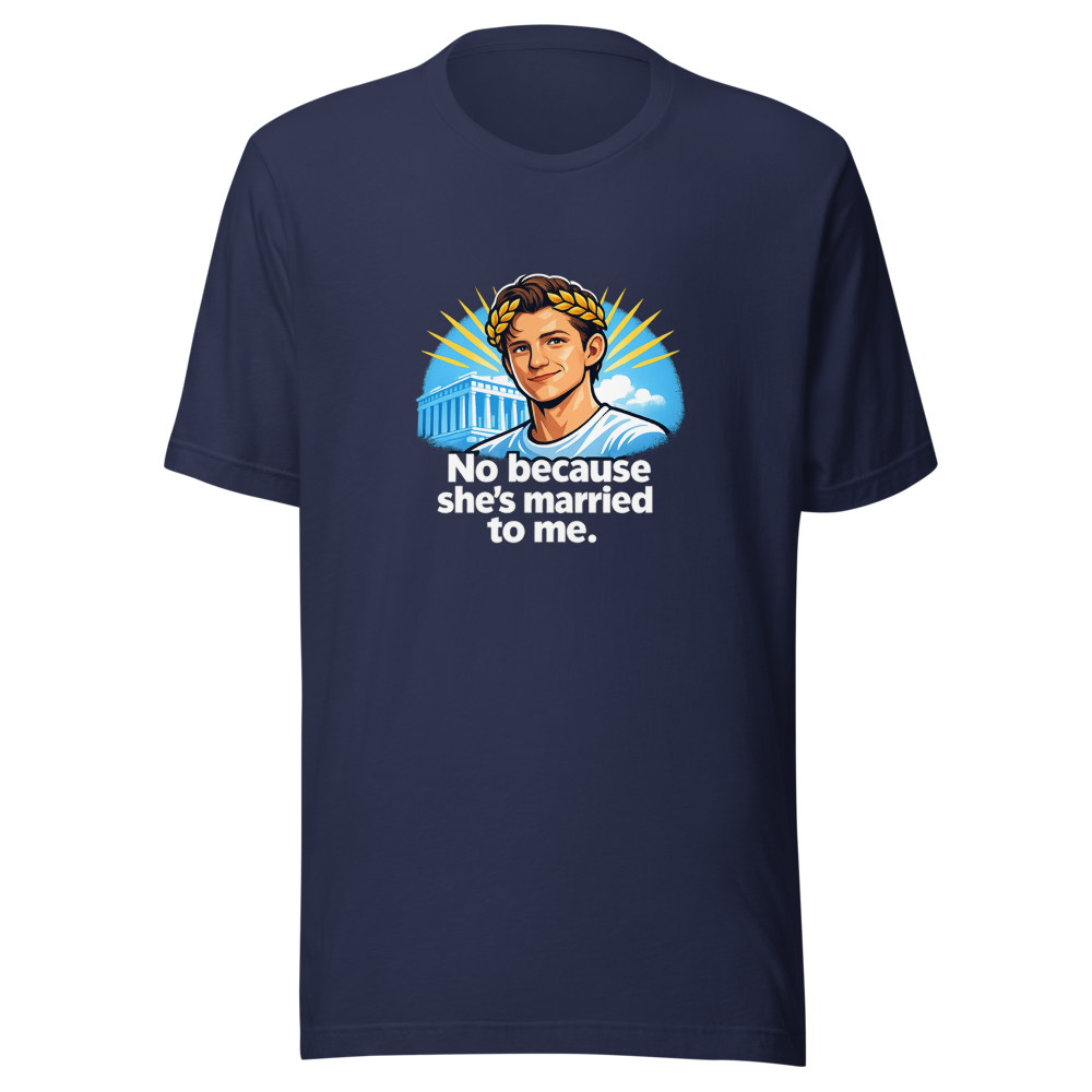 Tom Holland Athena Married Me T-Shirt - Image 4