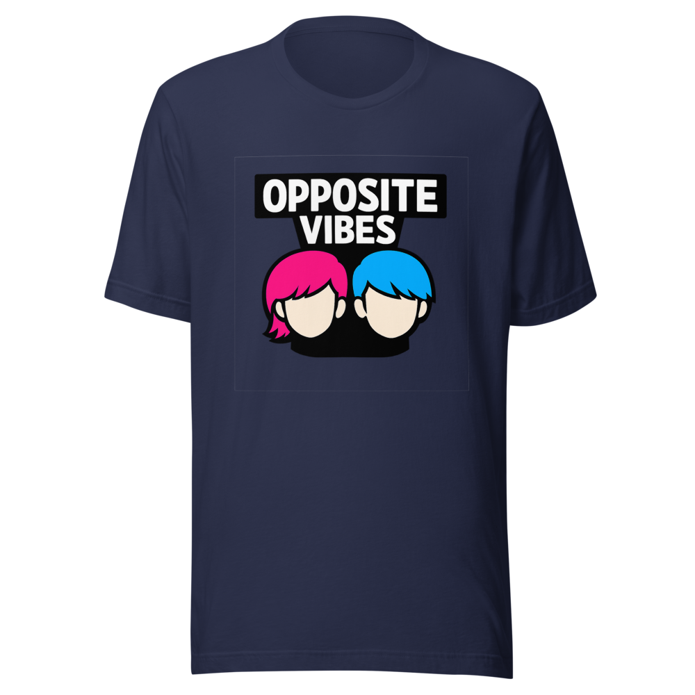 Hair Color Opposite Vibes Tee - Image 4