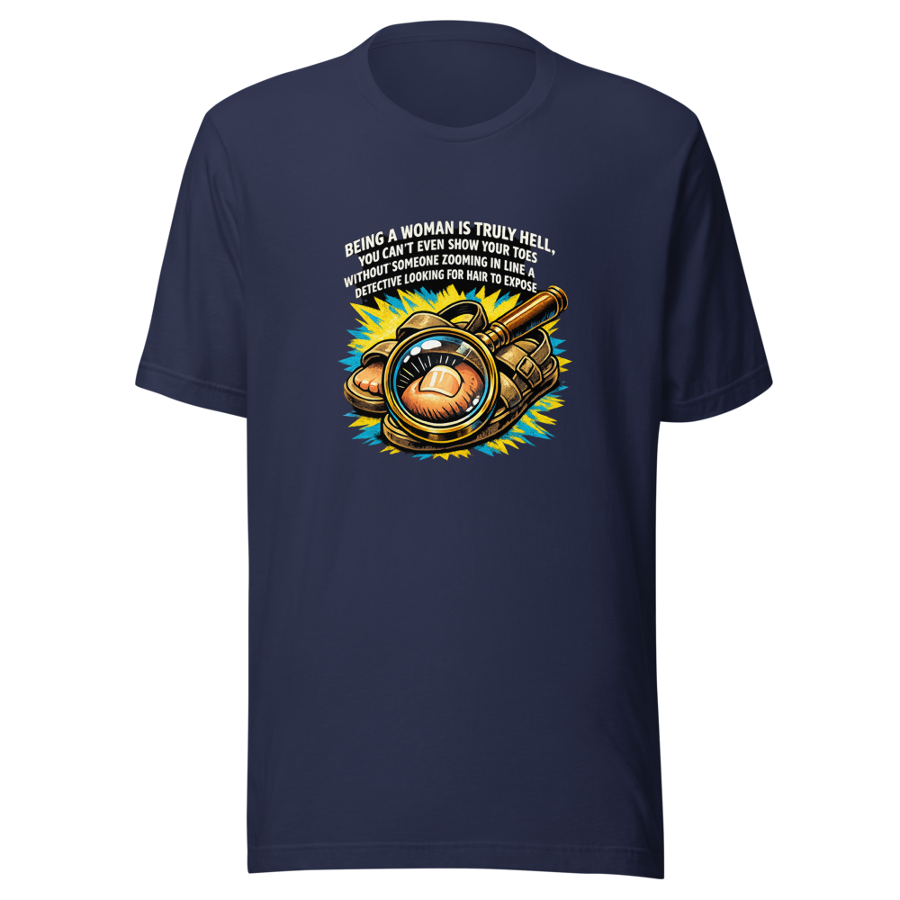 Womanhood Is Hell Toe Zoom Shirt - Image 4