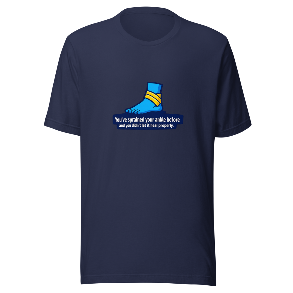 Funny Ankle Injury Meme T-Shirt - Image 4