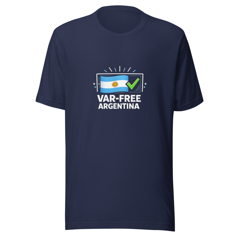VAR-Free Argentina: The Unseen Advantage Tee - Image 4