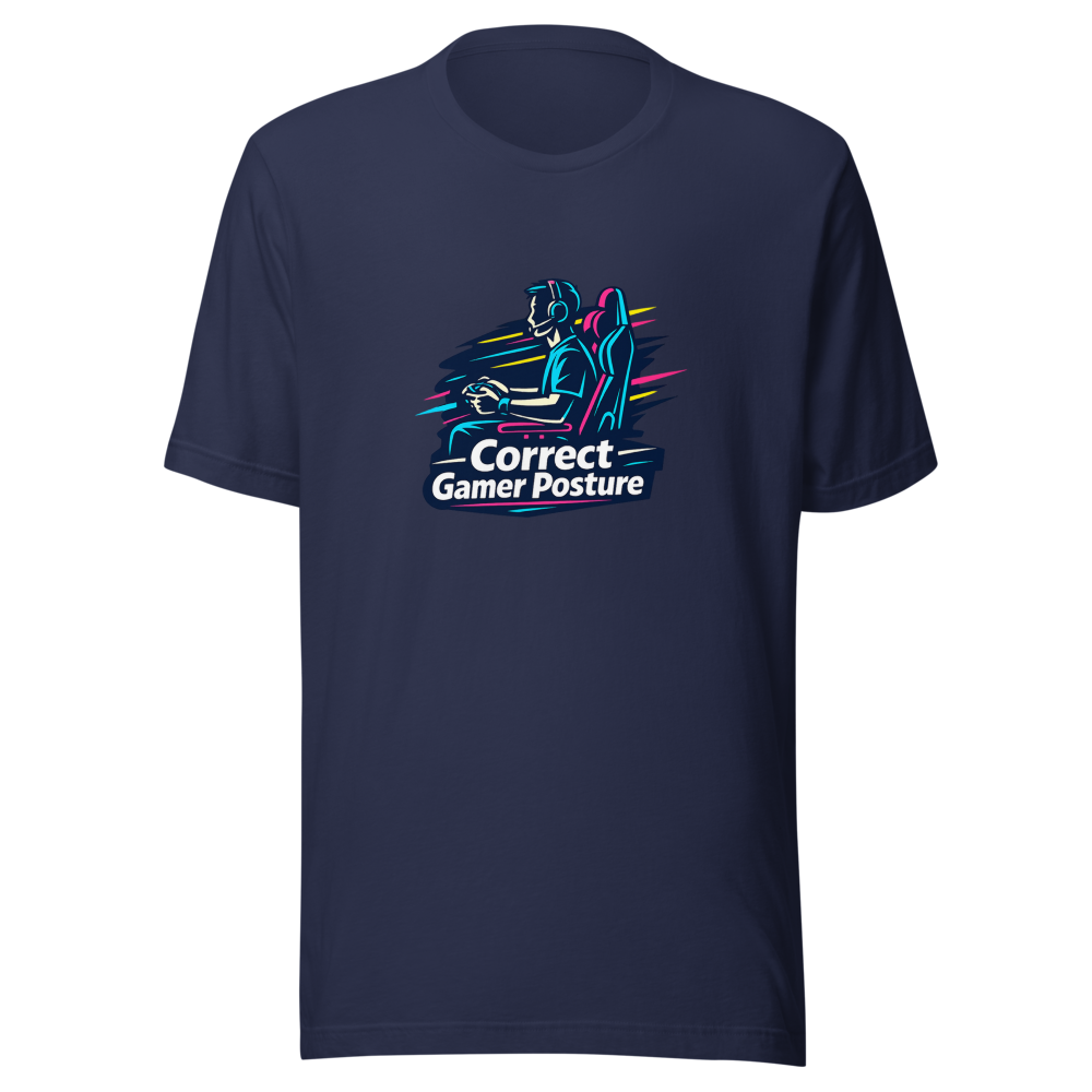 Gamer Posture Pro T-Shirt - Level Up Your Setup - Image 4