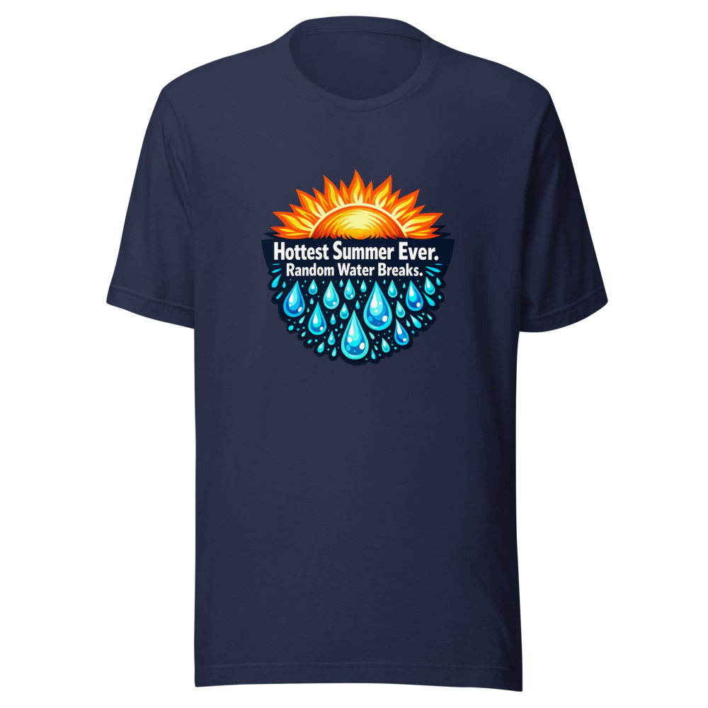 Hottest Summer Vibes & Water Break Tee - Image 4