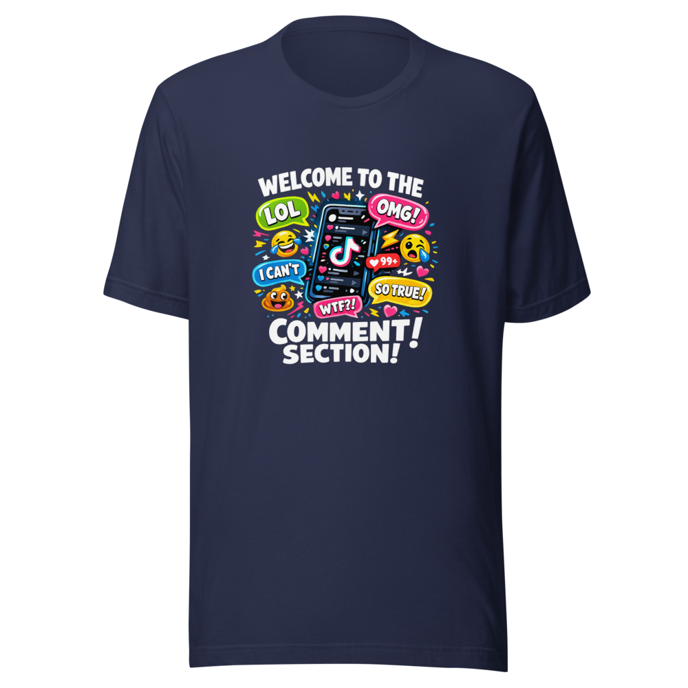 Funny TikTok Comments Tee - Viral Humor - Image 4