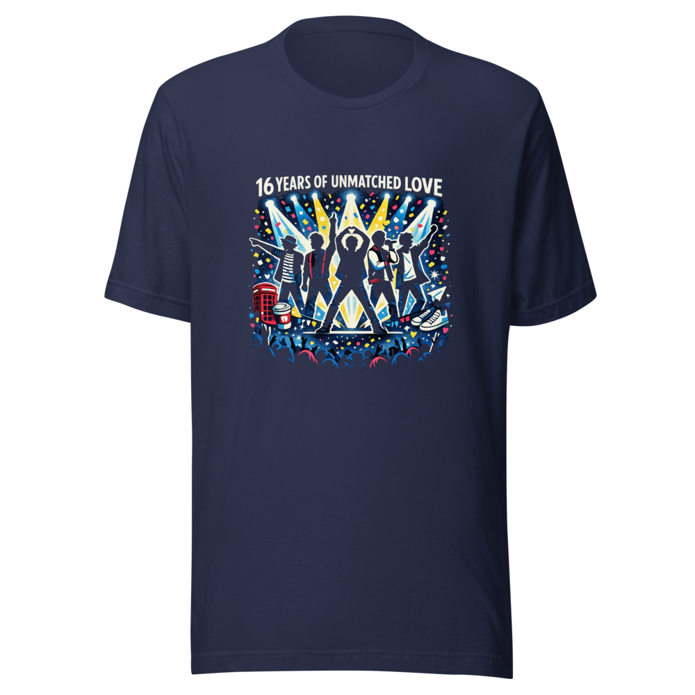 16 Years of One Direction Fan T-Shirt - Image 4