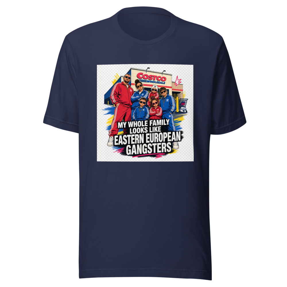 Costco Tracksuit Family Glow Up T-Shirt - Image 4