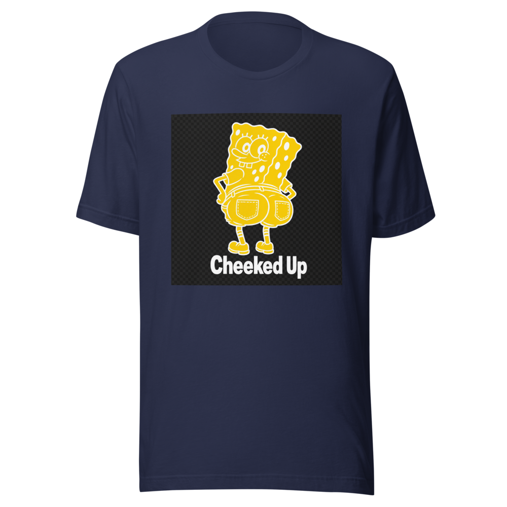 SpongeBob Cheeked Up Meme T-Shirt - Image 4