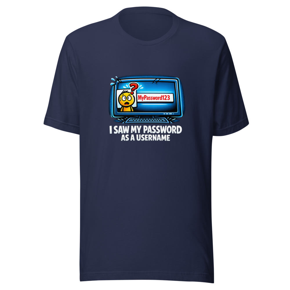 Password Username Funny T-Shirt - Image 4