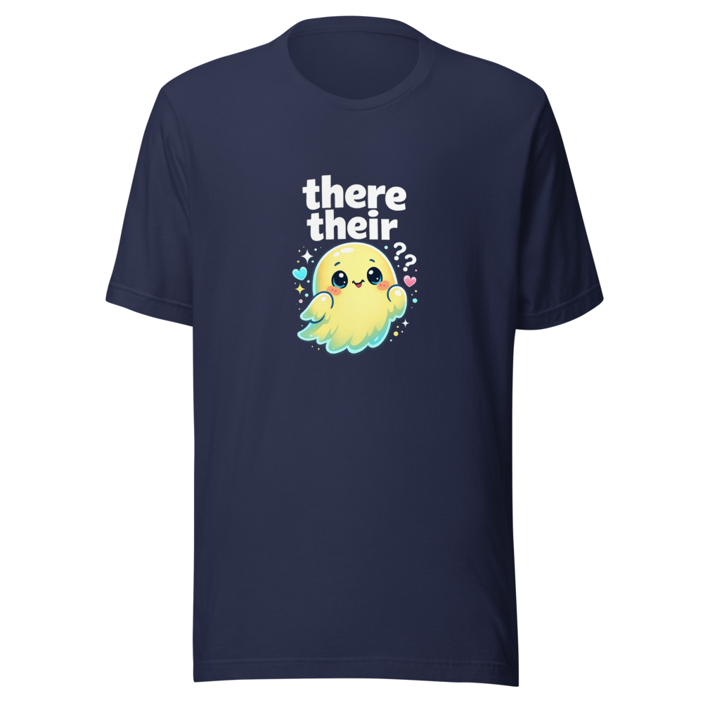 There Their Pronoun Humor Tee - Image 4