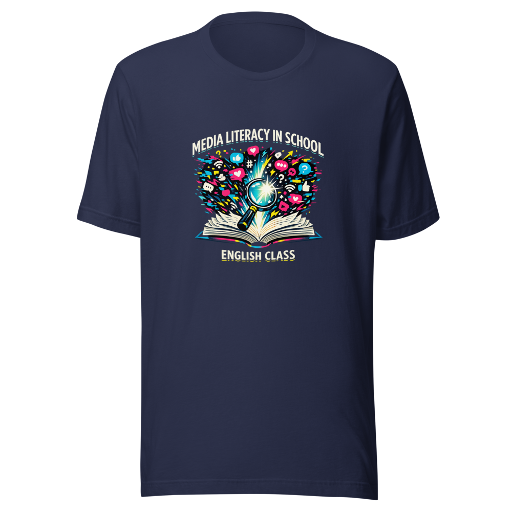 Media Literacy in Schools English Class Tee - Image 4