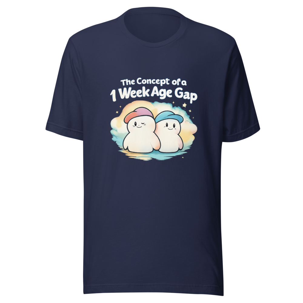 1 Week Age Gap Viral Tweet T-Shirt - Image 4