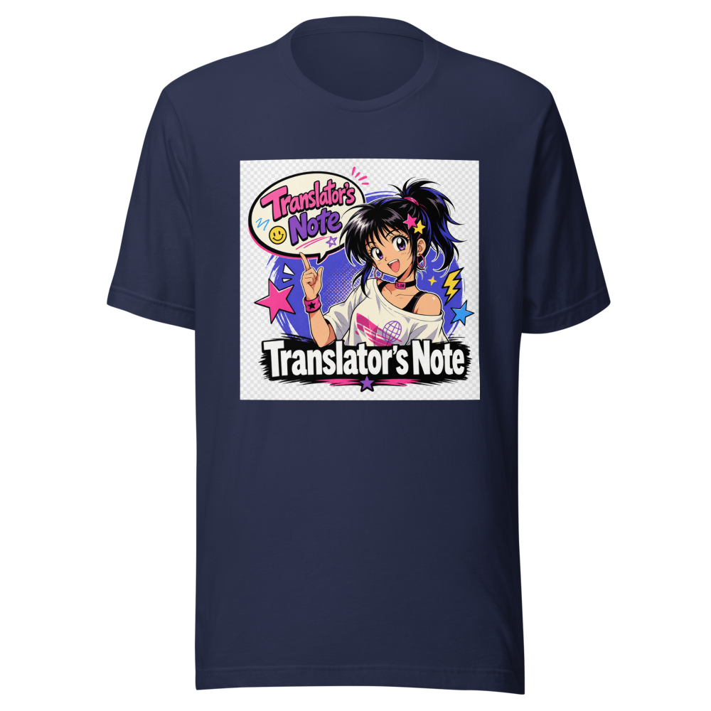 Retro Anime Translator's Note Tee - Image 4