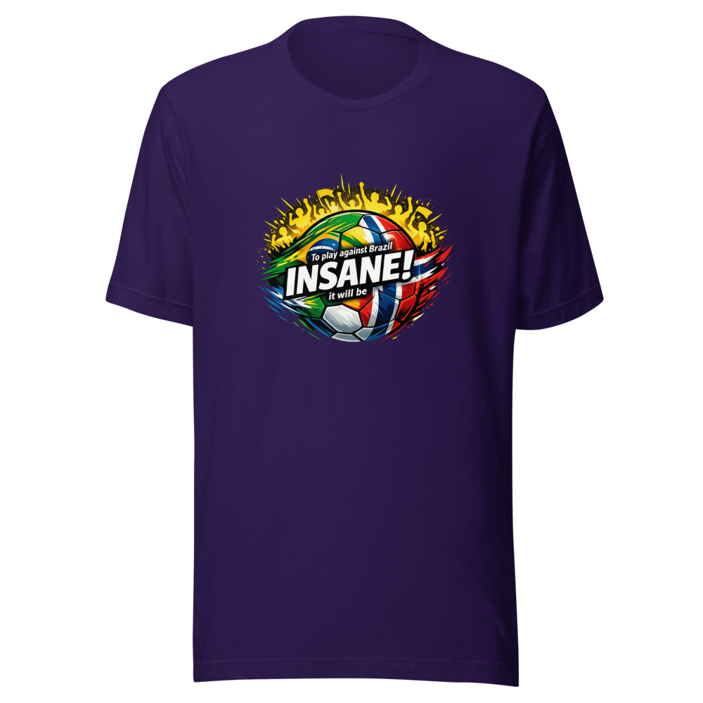 Haaland's Brazil Match "Insane" Soccer Tee - Image 3