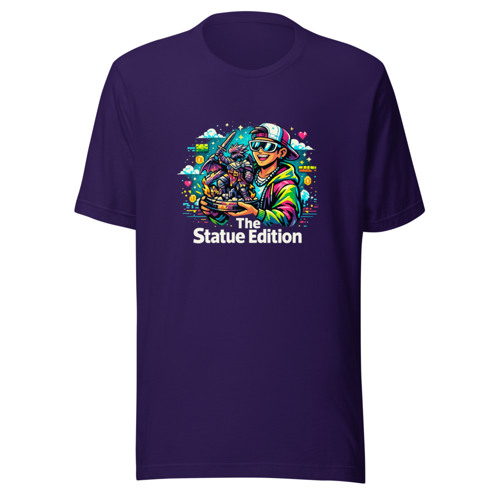 Retro Gamer Statue Edition Premium Tee - Image 3