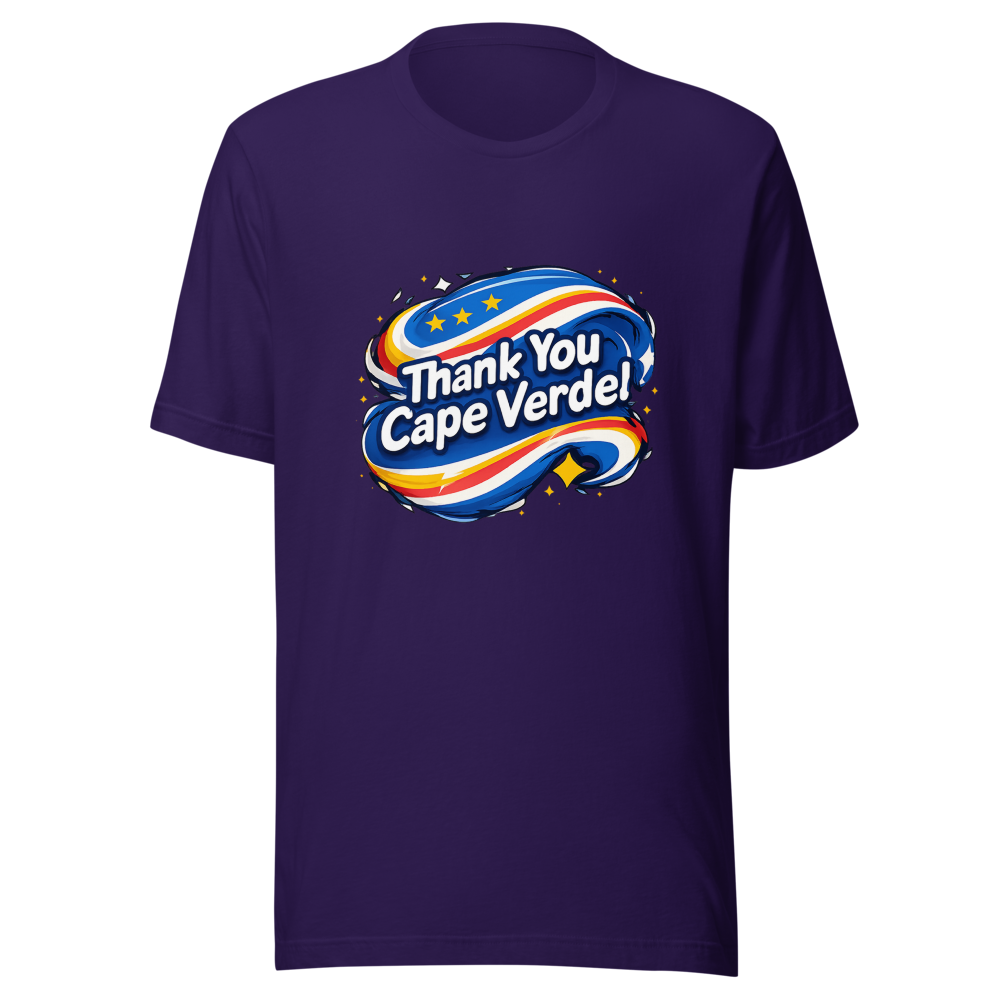 Cape Verde Vibes Thank You Tee - Image 3