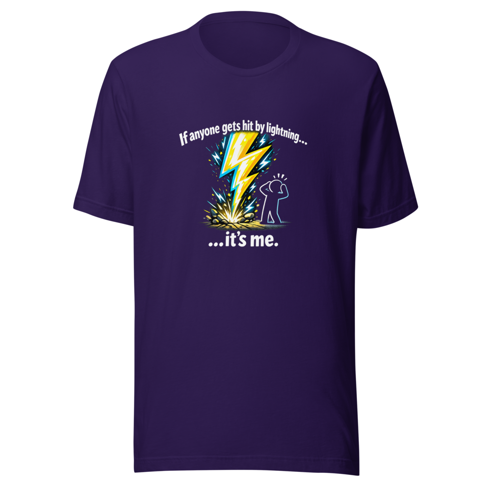 Shockingly Lucky Lightning Strike Tee - Image 3