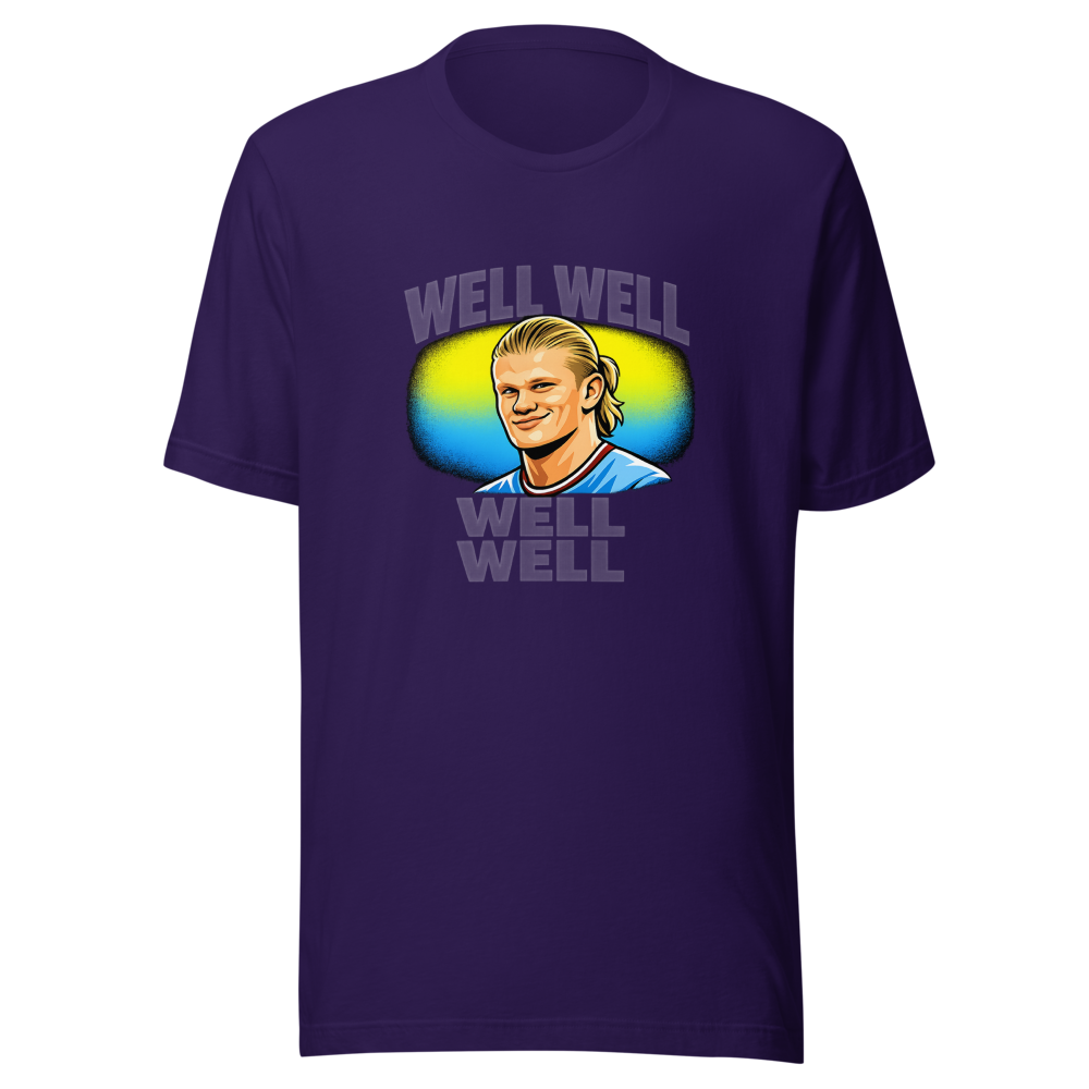 Well Well Well Haaland Meme T-Shirt - Image 3