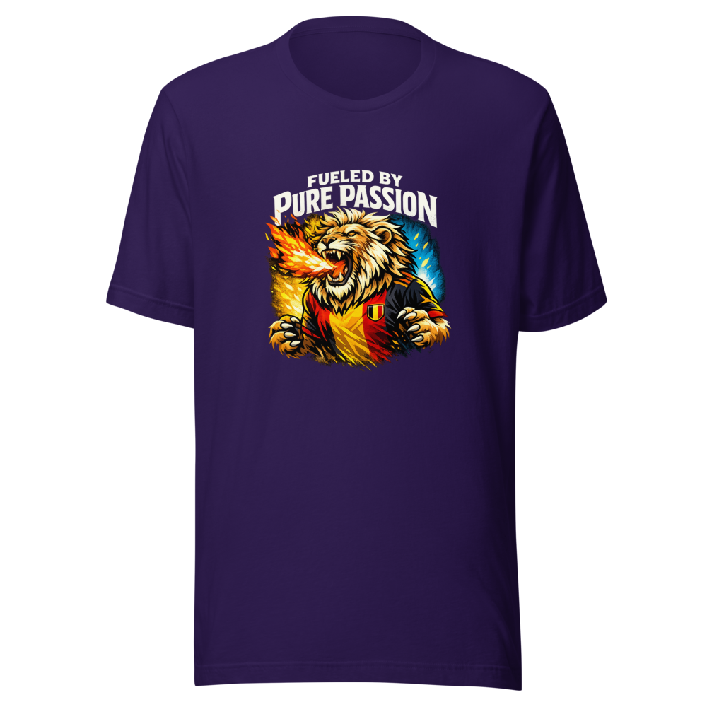 Belgium Fueled by Pure Passion Soccer Tee - Image 3