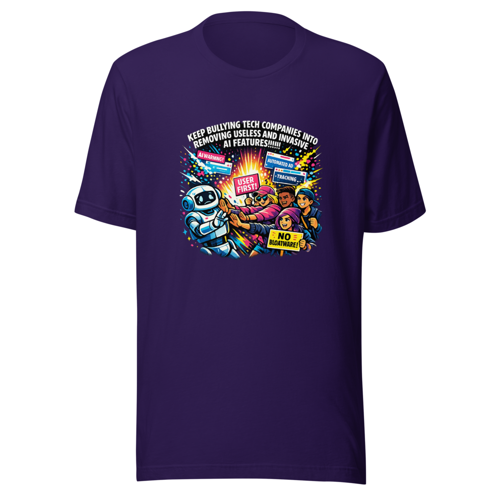 Rally Against Useless AI Features Tee - Image 3