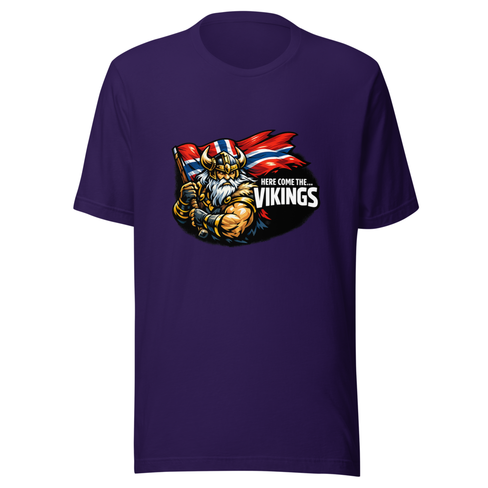 Viking Power Norwegian Flag T-Shirt - Image 3