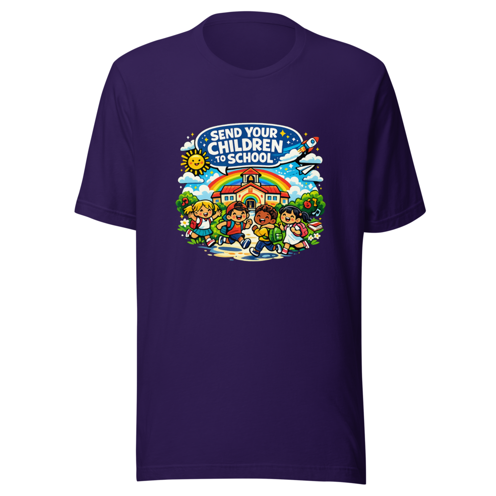 Send Your Kids to School Tee - Homeschool Humor - Image 3