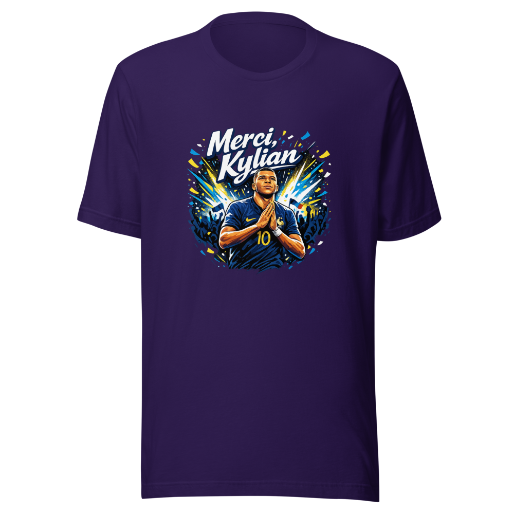 Mbappé's Heartfelt Moment: France's Hero Tee - Image 3