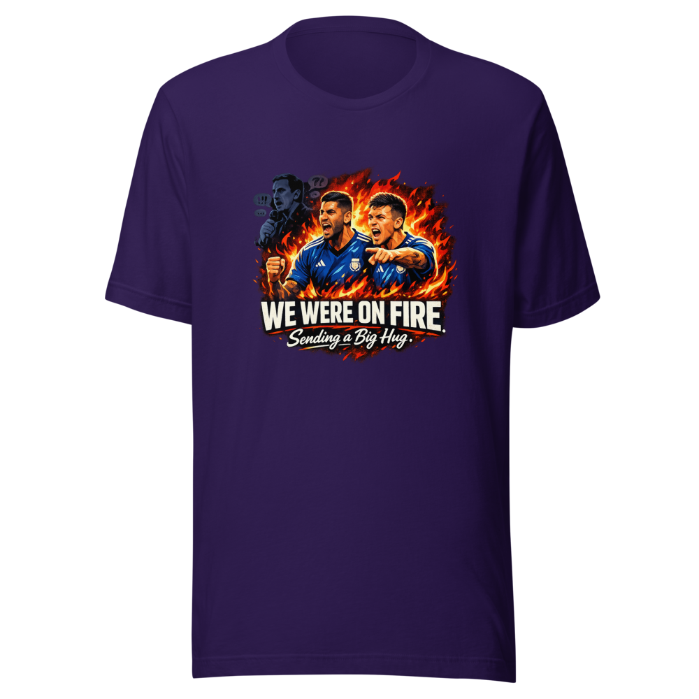 Romero's Fiery Reply to Gary Neville Tee - Image 3