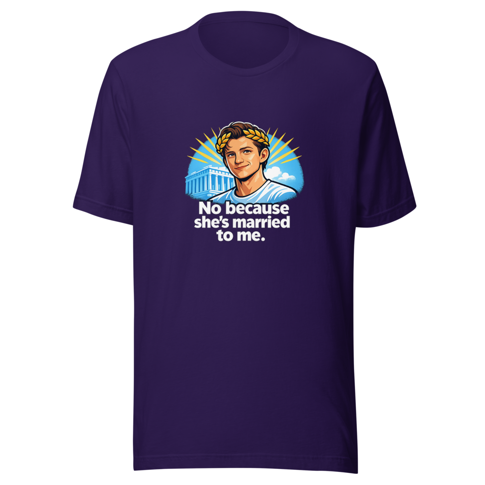 Tom Holland Athena Married Me T-Shirt - Image 3