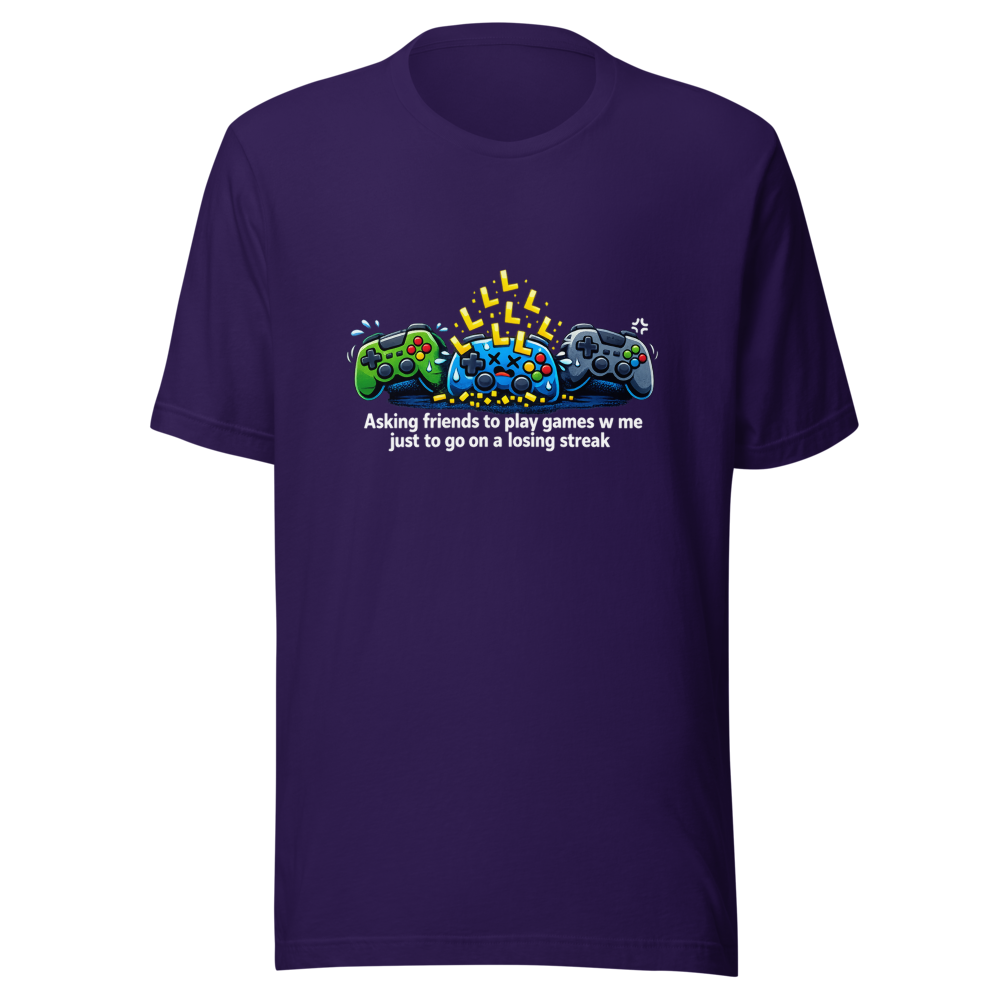 Losing Streak Gaming Buddy T-Shirt - Image 3