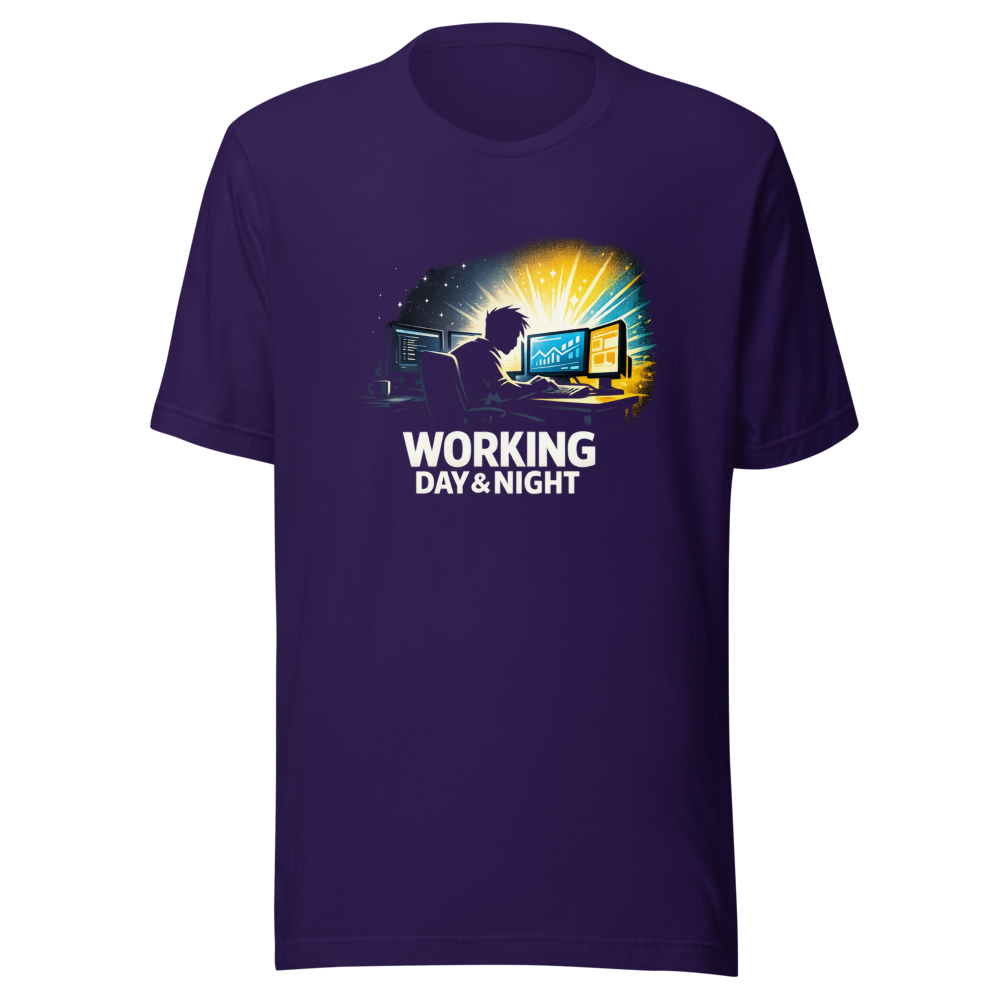 Bro Working Day & Night Twilight Tee - Image 3