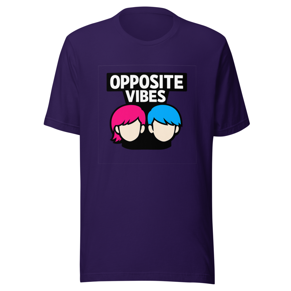 Hair Color Opposite Vibes Tee - Image 3