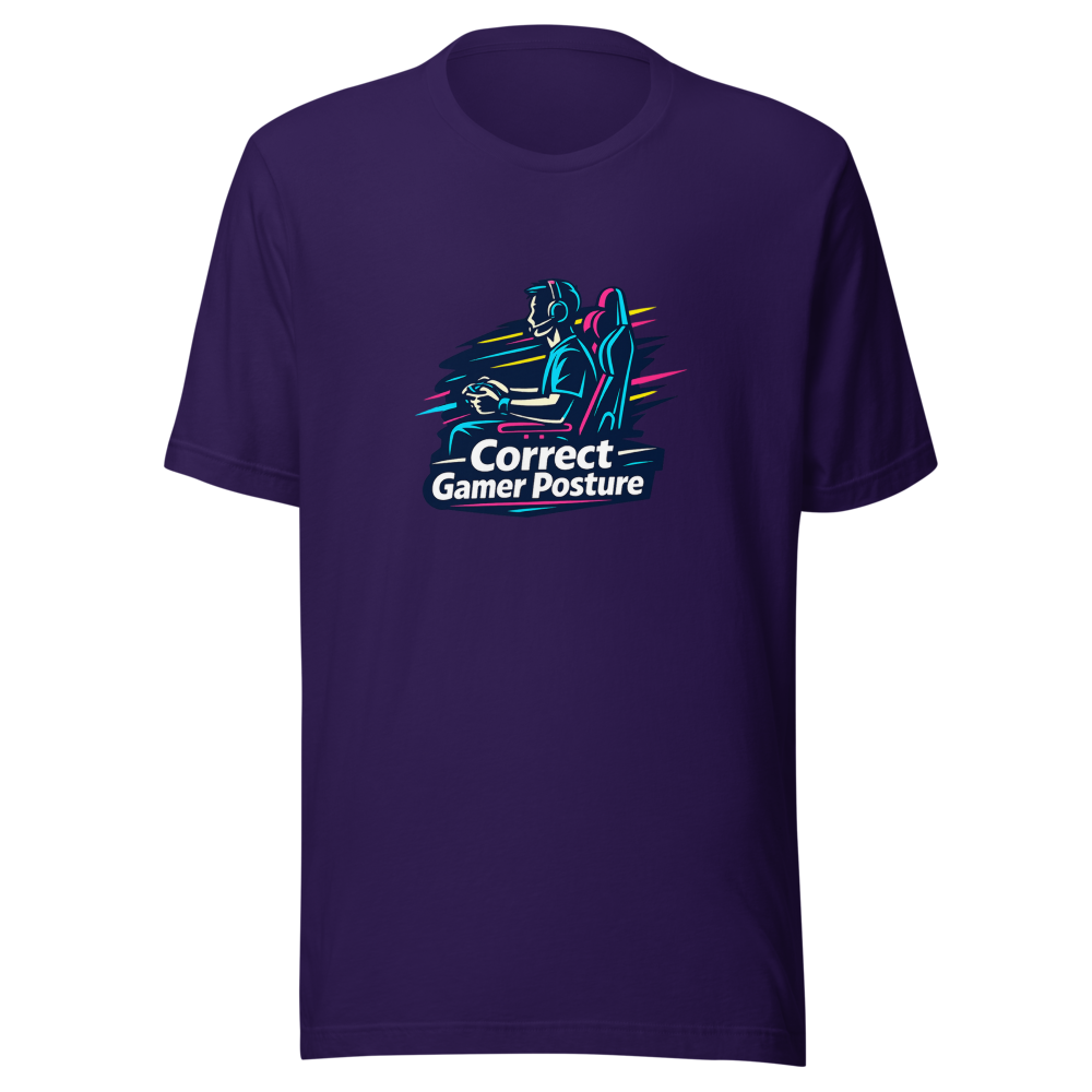 Gamer Posture Pro T-Shirt - Level Up Your Setup - Image 3